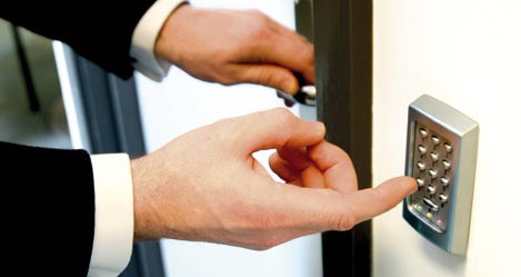 قیمت قفل الکترونیکی درب ورودی 
